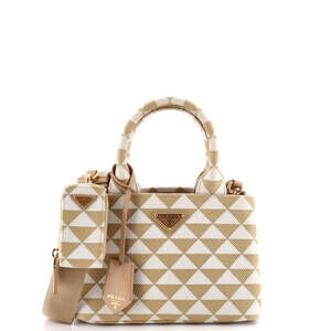 Prada Small Symbole Tote Jacquard